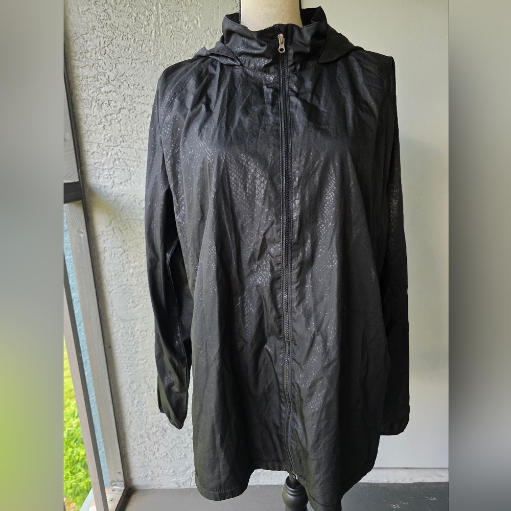 Pro Player Women's Black Hooded Utility Jacket